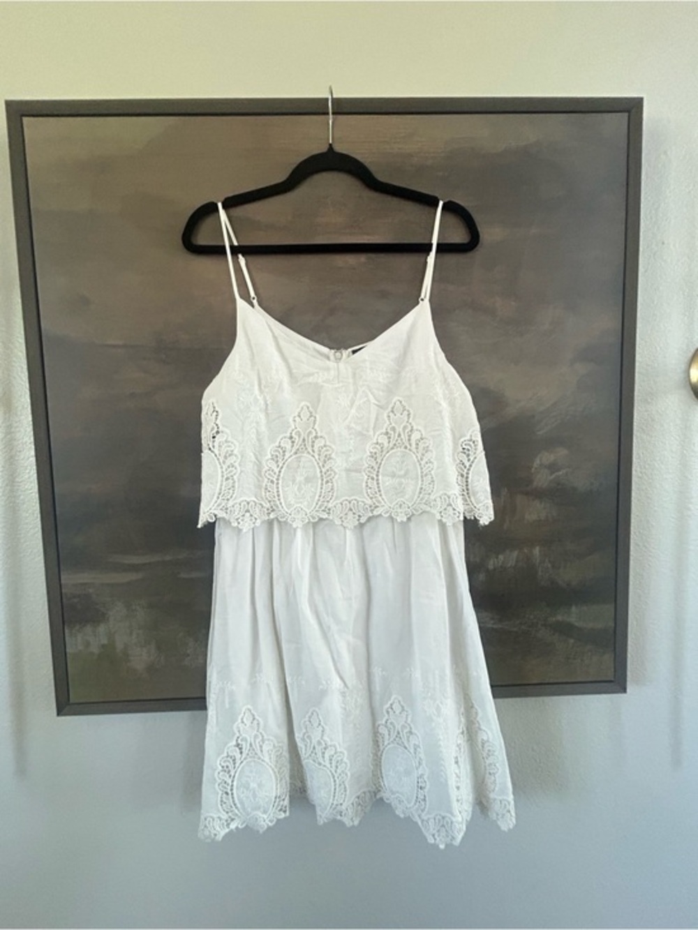 NWOT By Together White Lace Spaghetti Strap Dress